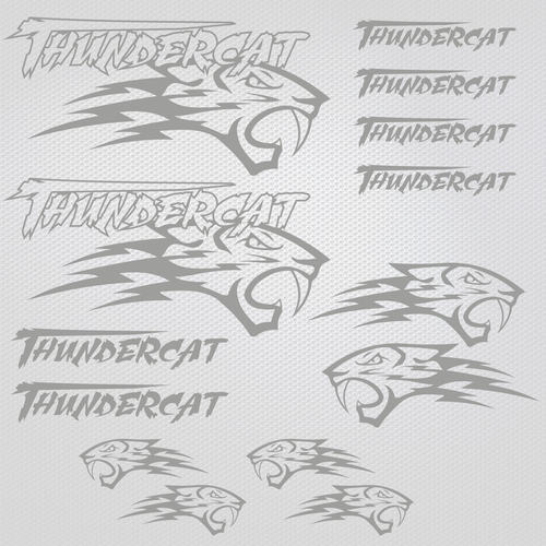 Juego de calcomanías Thundercat pegatina quad wildcat Arctic Cat moto de nieve carreras tuning - Imagen 7 de 15