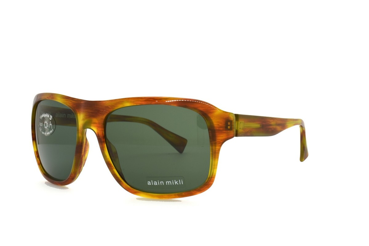 alain mikli 【美品】 Alain Mikli SUNGLASSES Brown New Authentic 58mm New Authentic ZQ