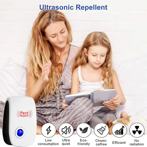 Lot Ultrasonic Pest Reject Home Control Electronic Repellent Rat Mice Repeller - Bild 2 von 25