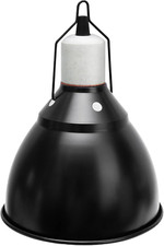 6.7 Inch Deep Dome Reptile Lamp Fixture, Terrarium Light Dome, UVB Heat Basking