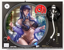 Anime Sexy Girl Brianna - 7"-12" DJ slipmat for  turntable record player 