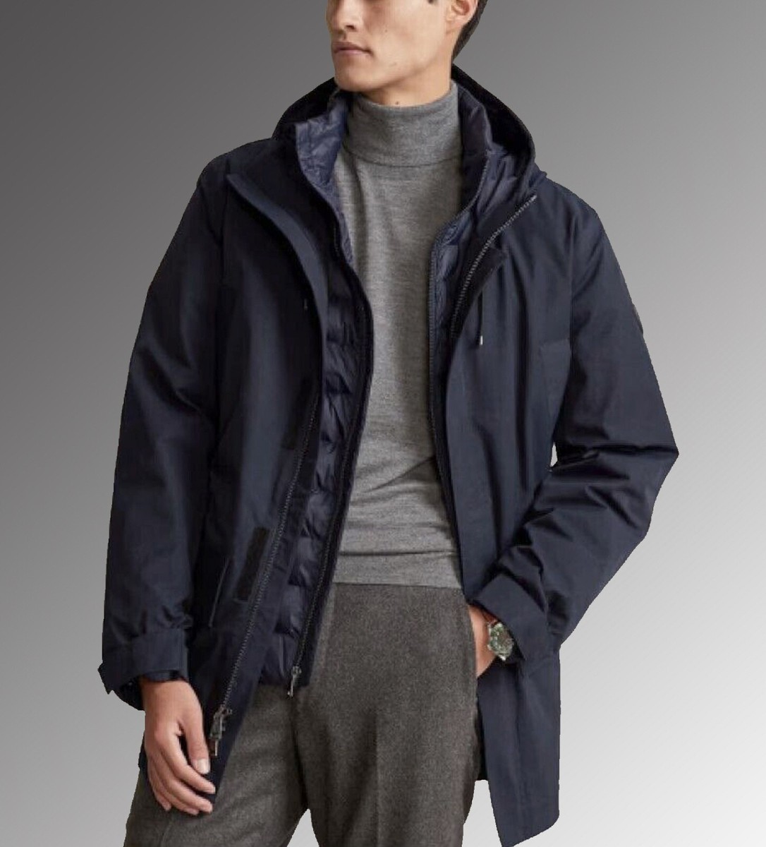 Polo Ralph Lauren 3 in 1 Tri Climate Down Jacket Quilted Liner