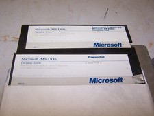 Microsoft MS DOS 5.25 Disks - 1987