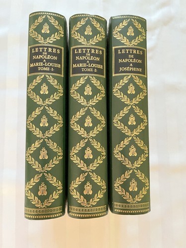 EDITION JEAN DE BONNOT – LETTRES DE NAPOLEON A MARIE-LOUISE & JOSEPHINE - 3 VOL.