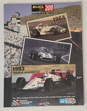 1994 Phoenix International Raceway Slick 50-200 Anniversary Book Mario Andretti