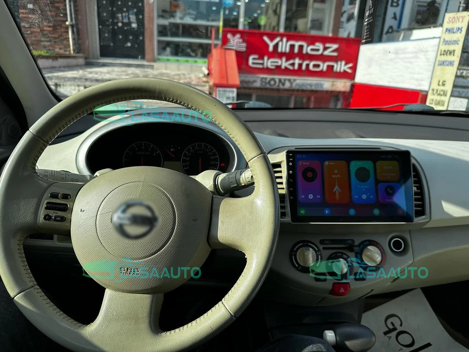 Autoradio 9” Android 13 per NISSAN MICRA 3 K12 2002 2003 2004-2009 CarPlay Navi - Immagine 4 di 4