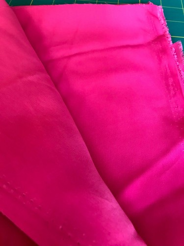 1 yd Beautiful Medium Pink Color Brushed Satiny Rayon fabric 45" wide - Picture 4 of 4