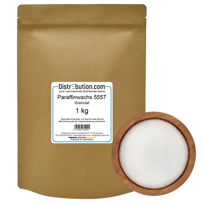 Kerzenwachs 500g-25kg Kerzensand, Paraffin in Granulat Weiß Wachs 55-57 °C