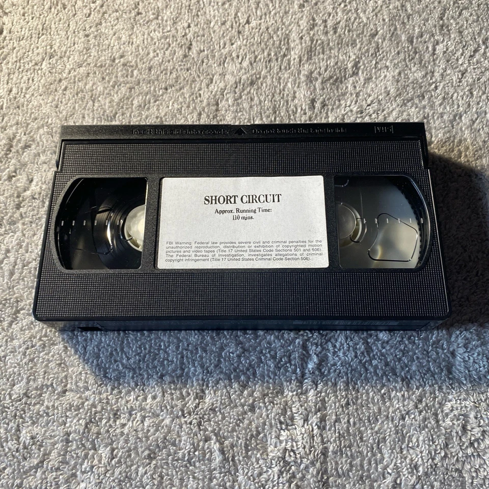 Short Circuit 2 VHS Johnny 5 Robot Steve Gutenberg Free Shipping D3 - Image 3 of 4