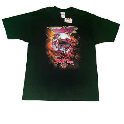 Vintage 2000s Champion Orlando Rage  XFL T-Shirt Size X-Large NWT