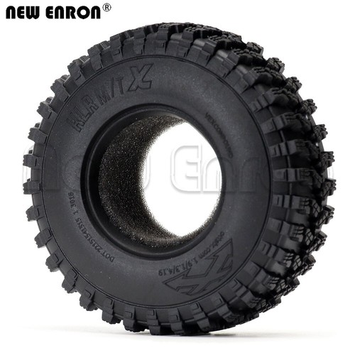 1.9 Rubber Tyre Wheel RC Tires for 1/10 RC Car Crawler TRX4 Axial Tamiya D90 TF2 - Picture 6 of 7