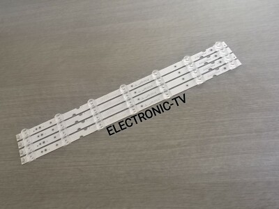 Lot De 8 Barrettes LED Rétroéclairage - Compatible TV Thomson 49UD6596, Neuf D'origine