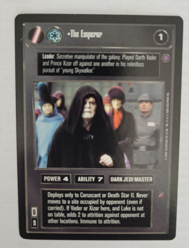 Star Wars CCG Reflections II 2 The Emperor SWCCG - 第 1/2 張圖片