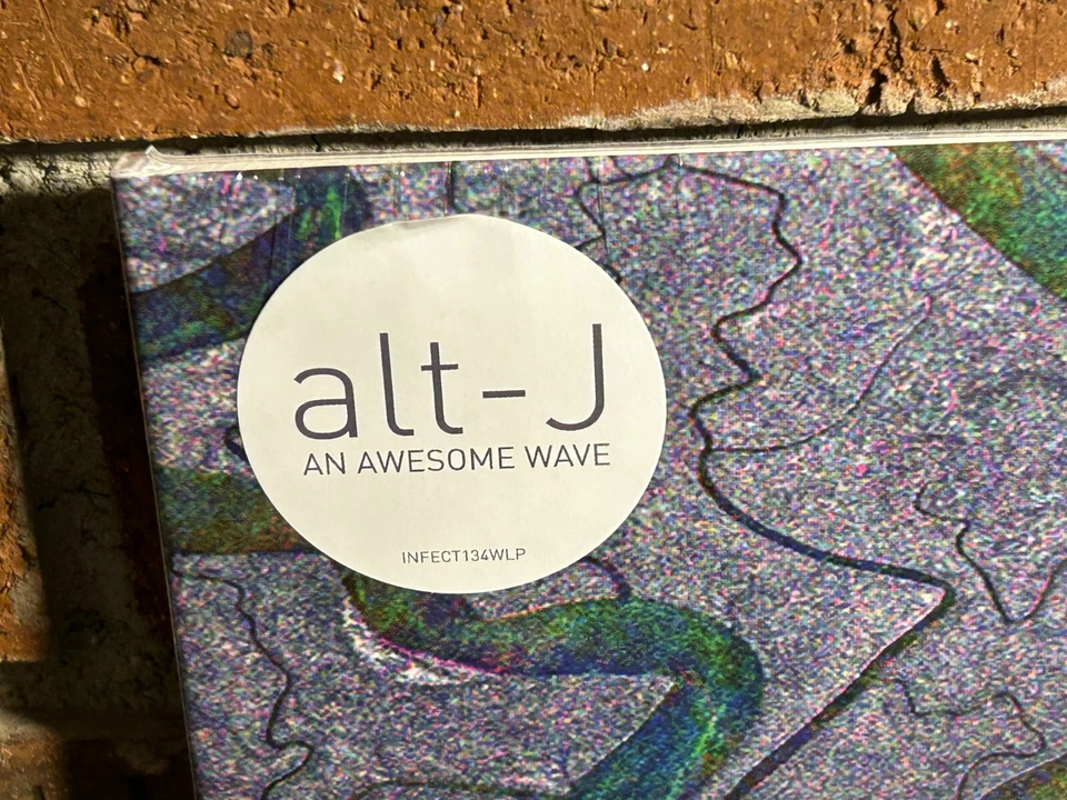 ALT-J - Awesome Wave, Limited Import WHITE COLOR VINYL LP Gatefold New & Sealed! - Image 2 of 4