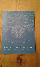 Used - Dosier Christophe Claret - Watch Manufacturing - Item For Collectors