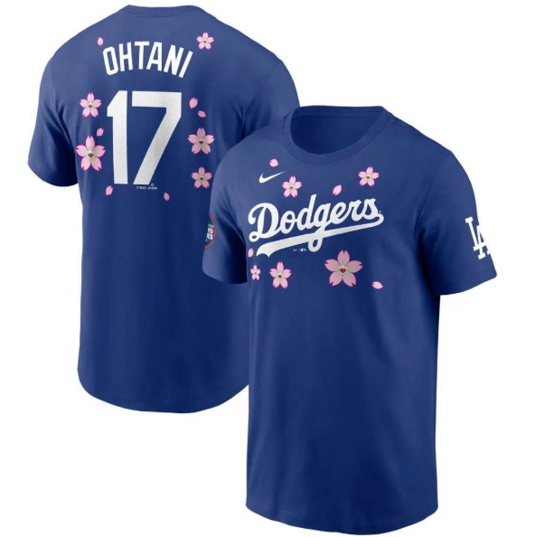 Takashi Murakami MLB Tokyo 2025 SHOHEI OHTANI Dodgers Tee BLUE