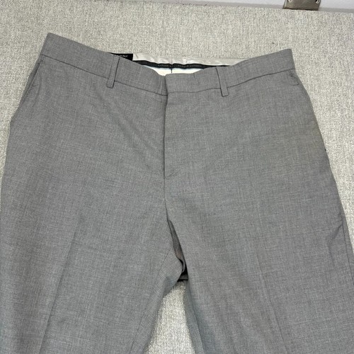 Banana Republic Suit Set Mens Size 46 Long Gray Tailored Slim Fit 2 Front Button - Picture 12 of 19