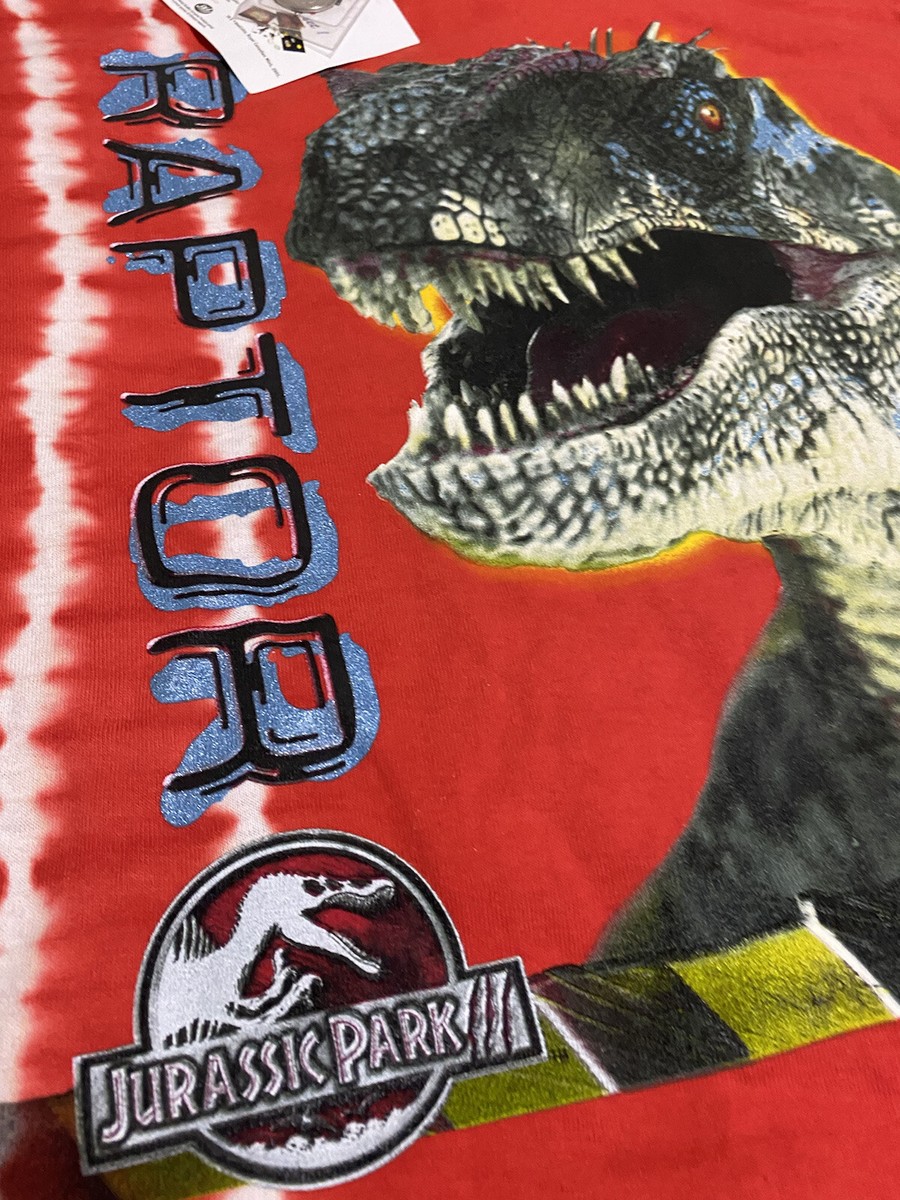RARE DEADSTOCK Vintage Jurassic Park 3 Raptor T Shirt Youth RARE DEADSTOCK Vintage Jurassic Park 3 Raptor T Shirt Youth