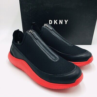 DKNY Men's Seb Leather Zipper Slip-On 