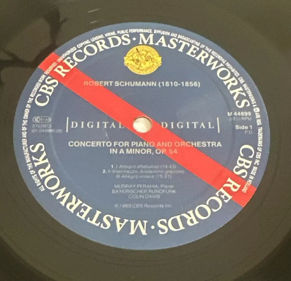 Murray Perahia - Piano Concertos Classical Lp Record NM / NM Condition - Image 4 of 4