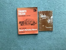 Triumph Toledo 1300 Owners Handbook and Workshop Manual