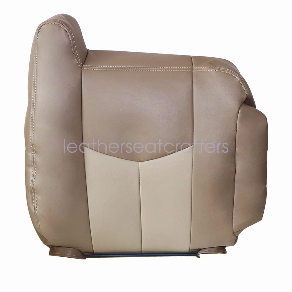 For 2003 2004 2005 2006 GMC Yukon Denali Front Back & Bottom Seat Cover Tan Foto 4 de 4