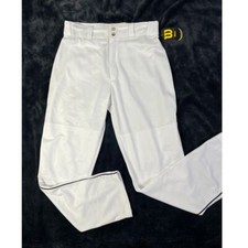 Wilson Baseball Pants Athletic Sport Performance White Piped Classic Fit Medium