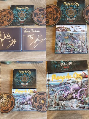 Signed Mago De Oz - Atlantia / Gaia III 2CD Digibook Folk Metal | eBay