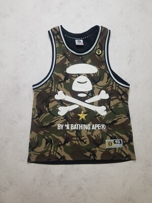 AAPE By Bathing Ape Tank Top Logo Print Camo Adult Small | eBay 