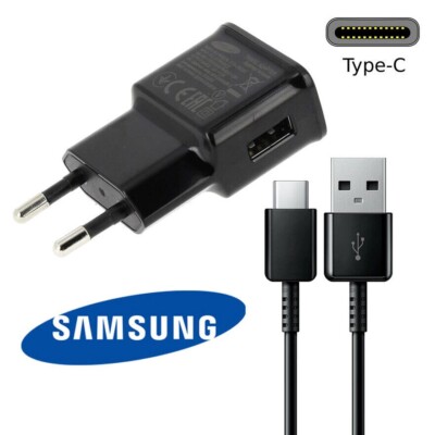Original Samsung 2A Netzteil ETAU90EBE+Typc Kabe für A12 A32 A40 A41 A51 A71