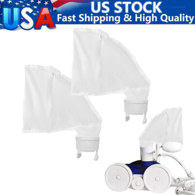 2 or 4 Pack Leaf Bag with Zipper,Fits for All Polaris Pool Cleaner Bags K13 K16