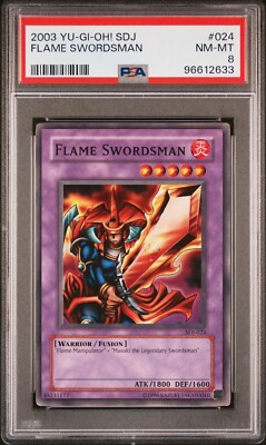 Flame Swordsman - SDJ-024 - Common - Unlimited Edition Psa 8 | eBay