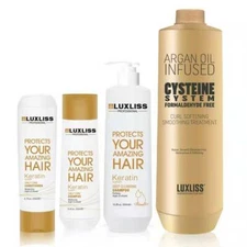 Cysteine System Curl Softening Smoothing Keratin Treatment Set Formaldehyde Free
