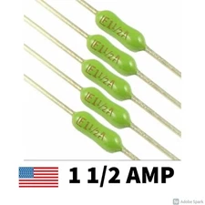 5 Pack  Littelfuse Pico Fuse 125V 1.5A 1-1/2 AMP FAST BLOW AXIAL USA S/H