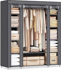 Wardrobe for Bedroom Fabric Cupboard Dressing Room Nursery Cupboard