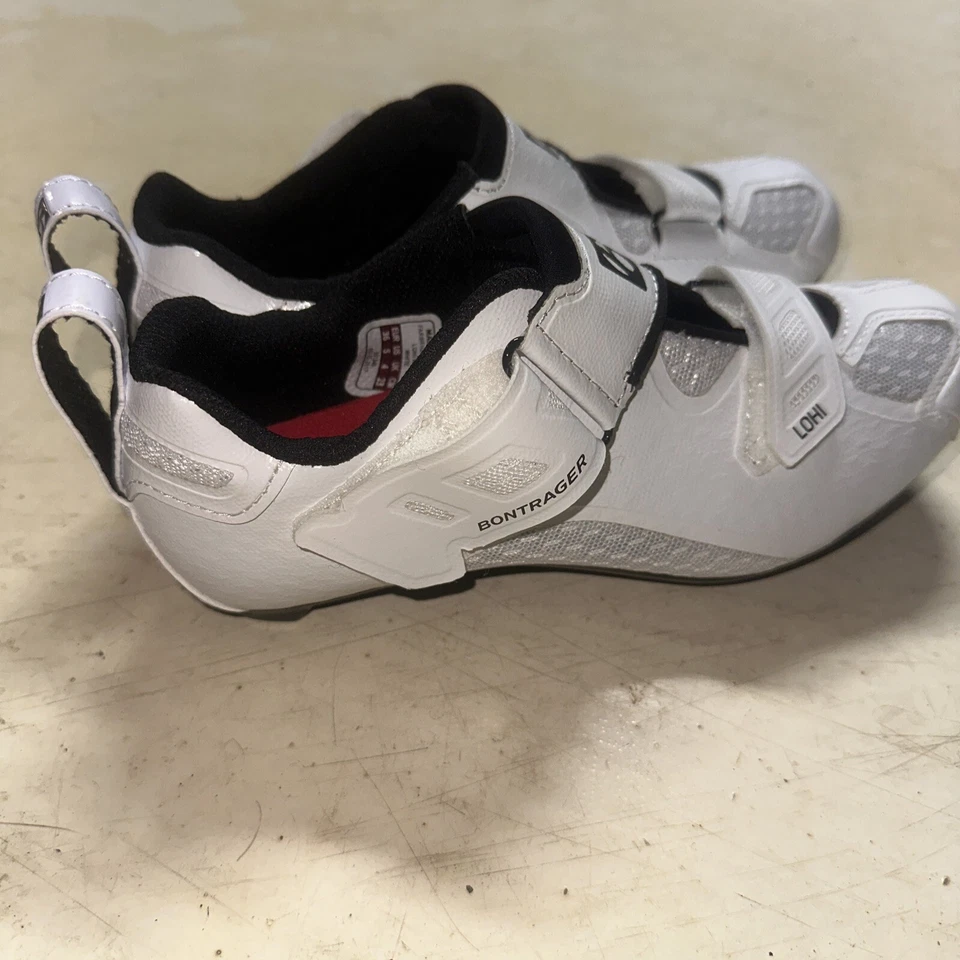 Zapatillas de triatlón Bontrager Lohi para mujer Blanco Talla 5 EU 36 Ciclismo Ventted Trek Foto 4 de 4