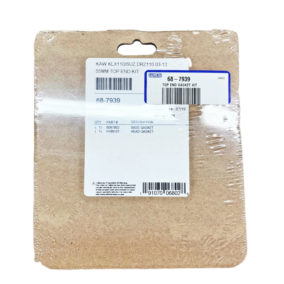 Cometic 顶端垫片套件 2003 - 2014 川崎 KLX110 KLX110L — 第 2/2 张图片