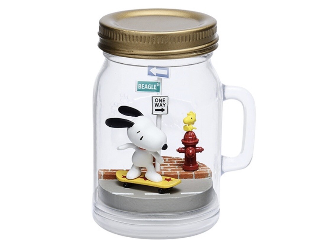 PEANUTS Terrarium on Vacation 6種セット　未開封 PEANUT SNOOPY & WOODSTOCK Terrarium On Vacation set of 6 Re