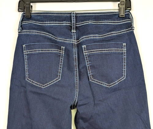 Jeans donna NYDJ Ariel Crop taglia 4 blu lavaggio scuro SPEDIZIONE GRATUITA - Foto 6 di 11