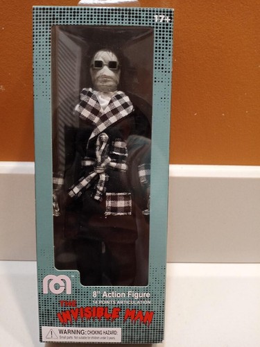 Mego Horror The Invisible Man 8" Action Figure Window Box NEW MINTY