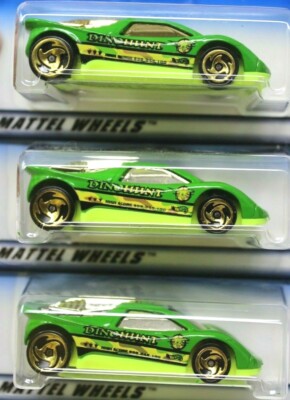 3 SPEED BLASTER Hot Wheels #959 Game Over Series 3/4 Green,Gold Lot  #D-22