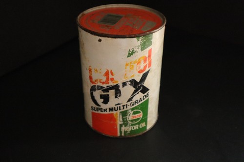 Vintage Collectible Castrol GTX SAE 20W/50 Oil Can (unopened)