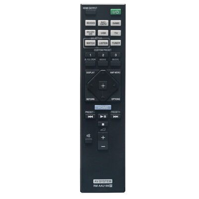 RM-AAU189 Replacement Remote Control for Sony AV Receiver STR-DN1050 STR-DN850