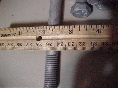 Menge 12 1/2 Zoll x 4 Zoll verzinkte Sechskantschrauben mit kostenlosem Versand - Bild 2 von 2