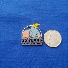 Disneyland DLR 2025 Hidden Mickey Disney Pin Dumbo 25 Years Of Pin Trading