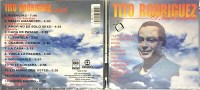 Tito Rodriguez el Inolvidable CD Globo CBS 1994 FAST SHIPPING FROM USA.