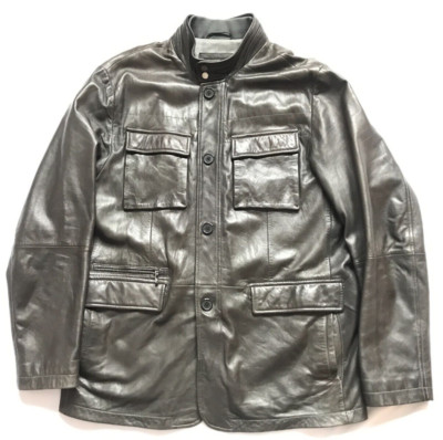 Roy Robson lamb leather men jacket 50