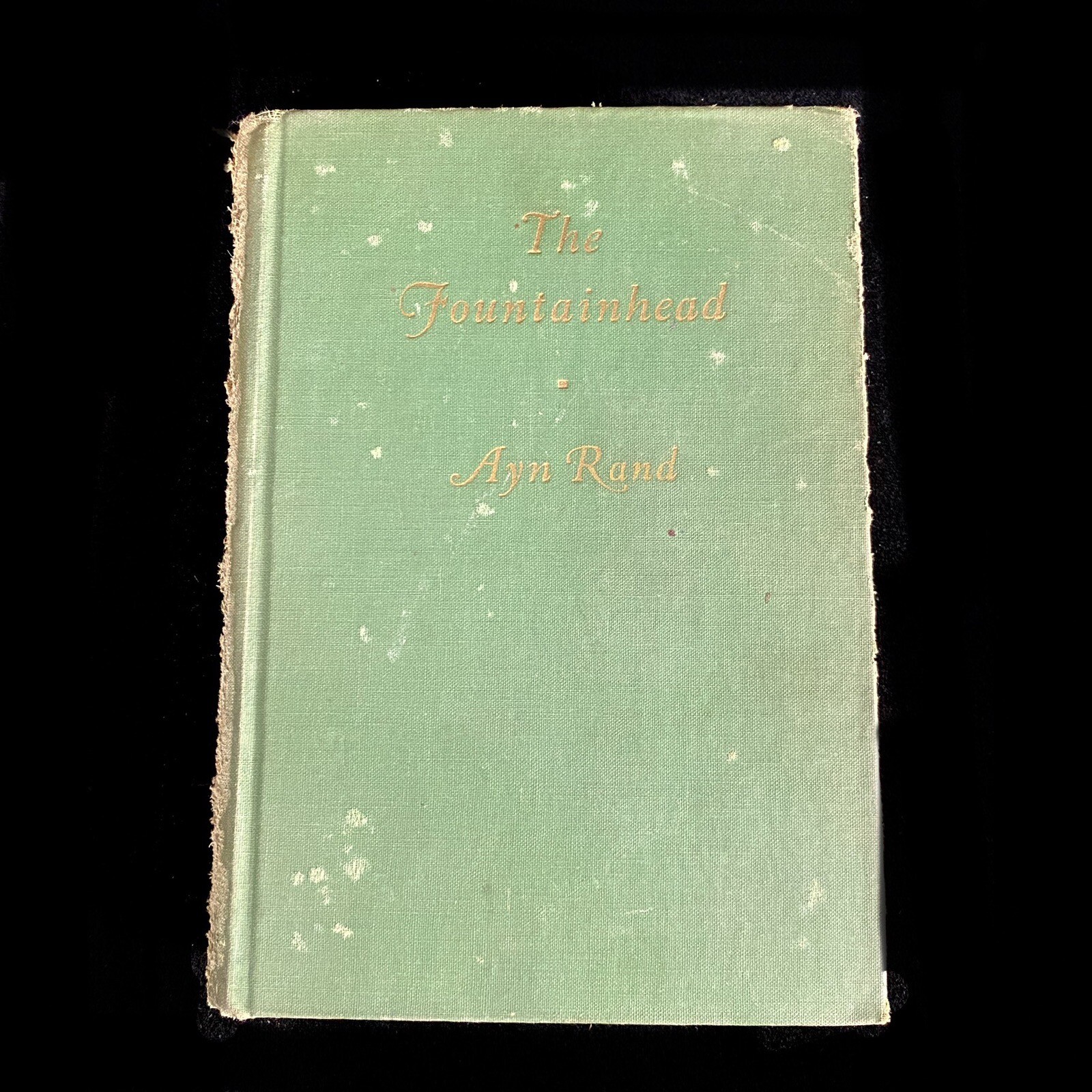 THE FOUNTAINHEAD by Ayn Rand – 1943 1st Edition HC Bobbs-Merrill –  Biblioteca Nacional de Angola