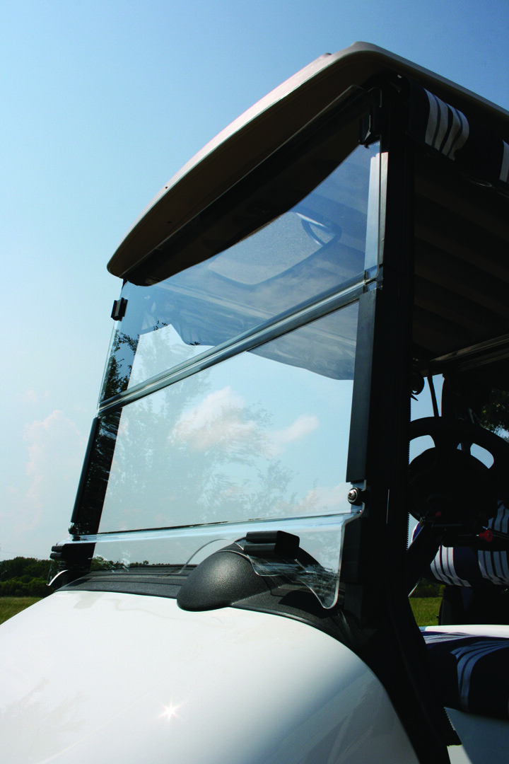 Impact Resistant 70/30 EZGO RXV Golf Cart Tinted Windshield 2008-2023