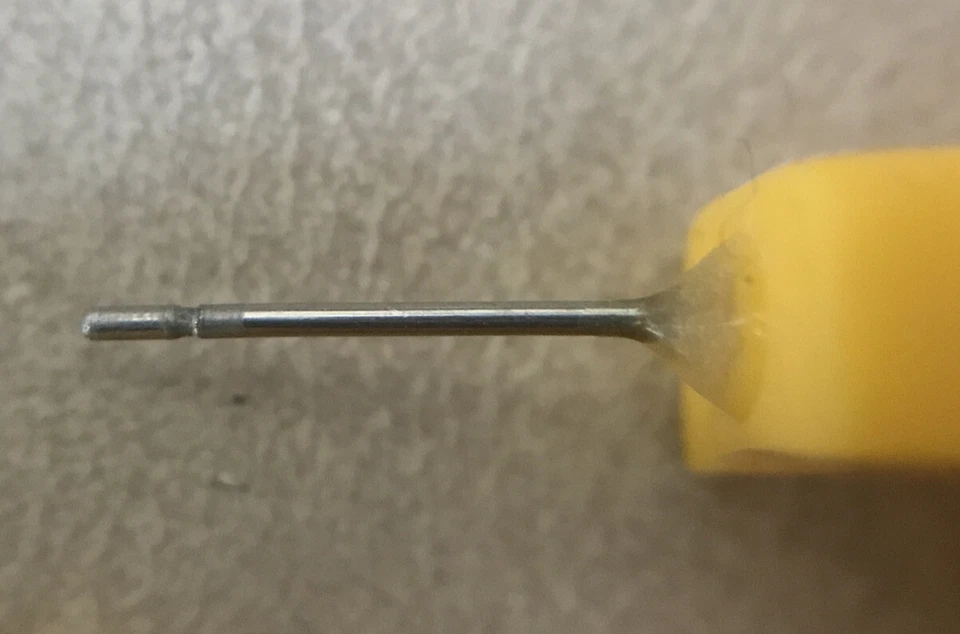 Pendientes de aro cuadrados gruesos amarillos de plástico Lucite de colección años 80 90 hiphop nueva onda Foto 4 de 4